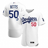 Dodgers 50 Mookie Betts White Nike 2020 World Series Champions Flexbase Jersey Dzhi,baseball caps,new era cap wholesale,wholesale hats
